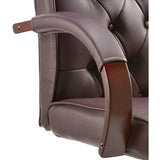 Dynamic Chesterfield Bonded Leather Executive Chair with Arms